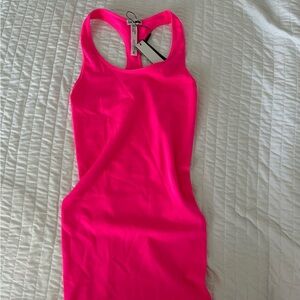 Fashion Nova Neon Pink Mini Dress